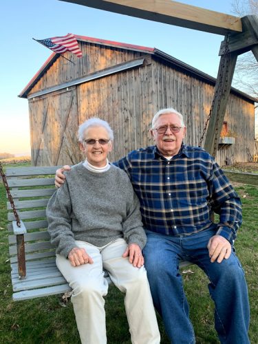 Couple reaches 55-year milestone